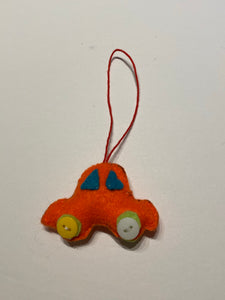 Felt ornament - toy car