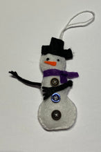 Load image into Gallery viewer, Felt ornament - snowman